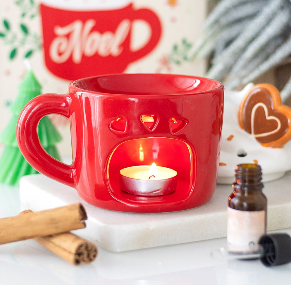 HOT CHOCOLATE MUG SHAPED OIL BURNER